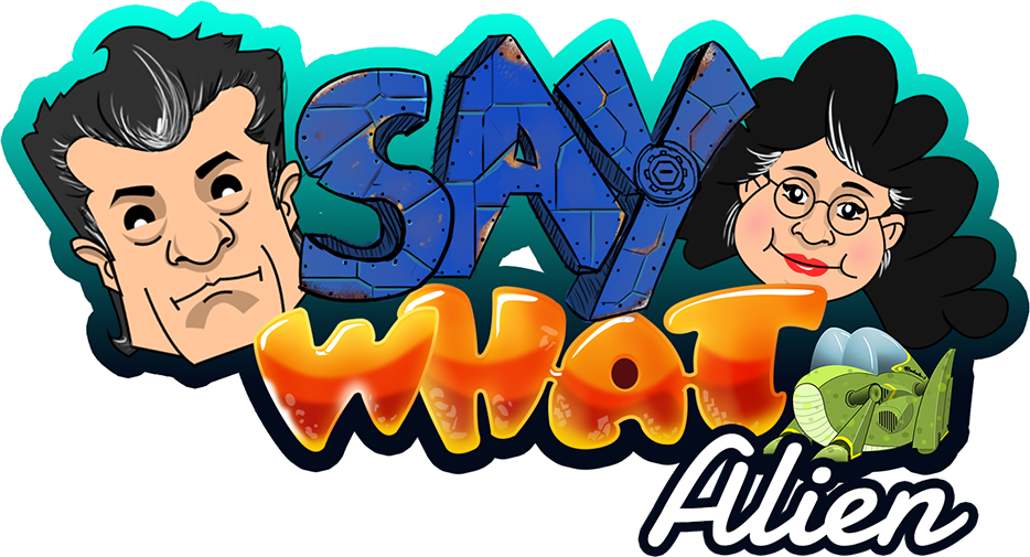 Say What Alien – Mission Game Logo