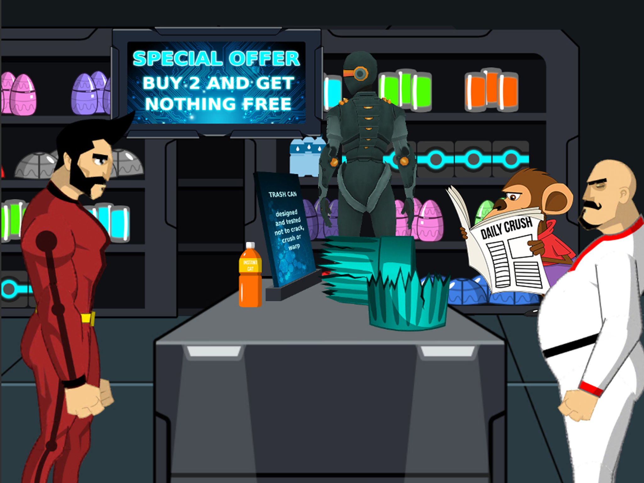 Alien Gets Rubble from the Store - Mission Game Download